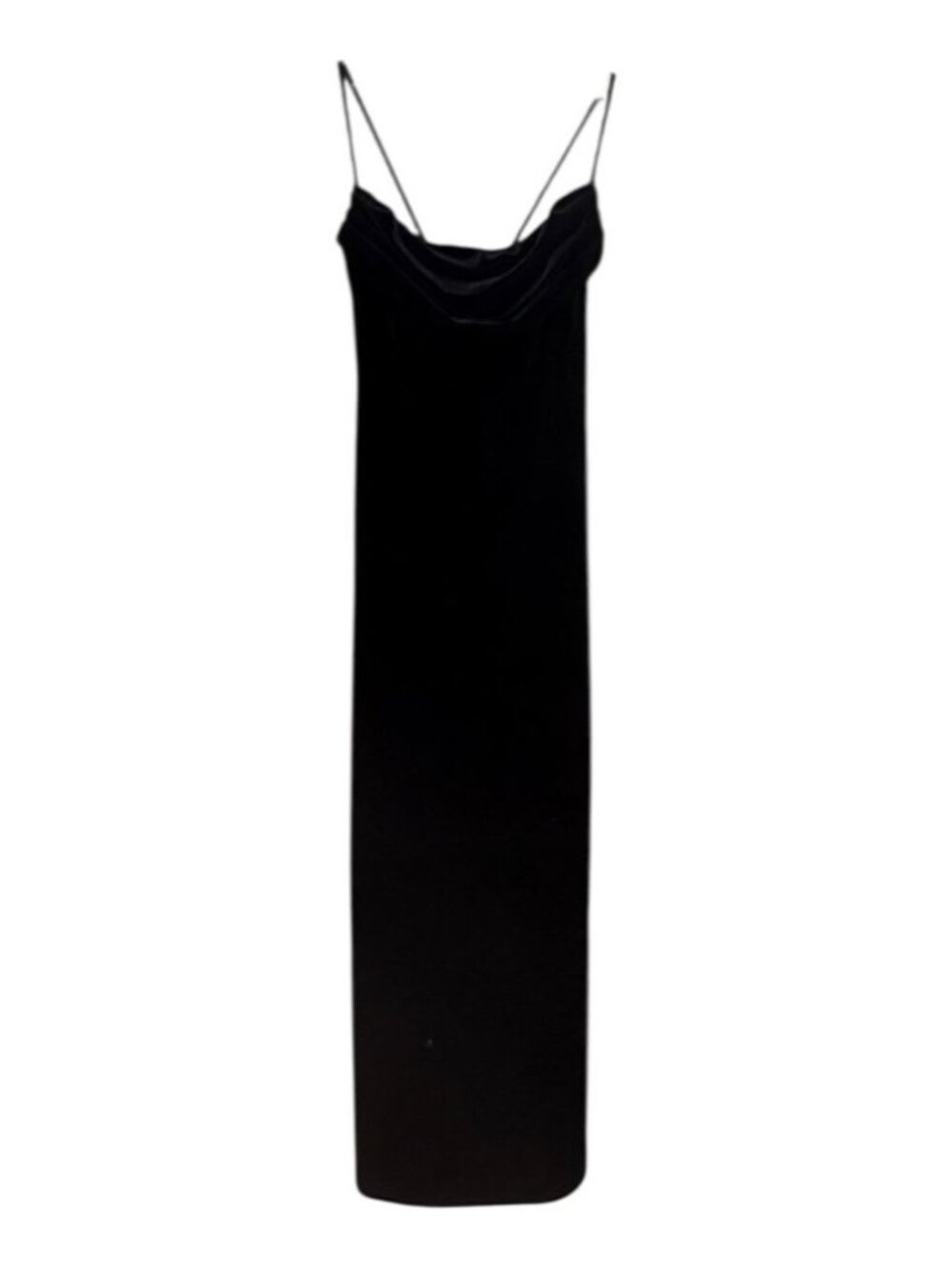 ONYX Nite Black Velvet Long Dress Size 16 NWT Made in USA